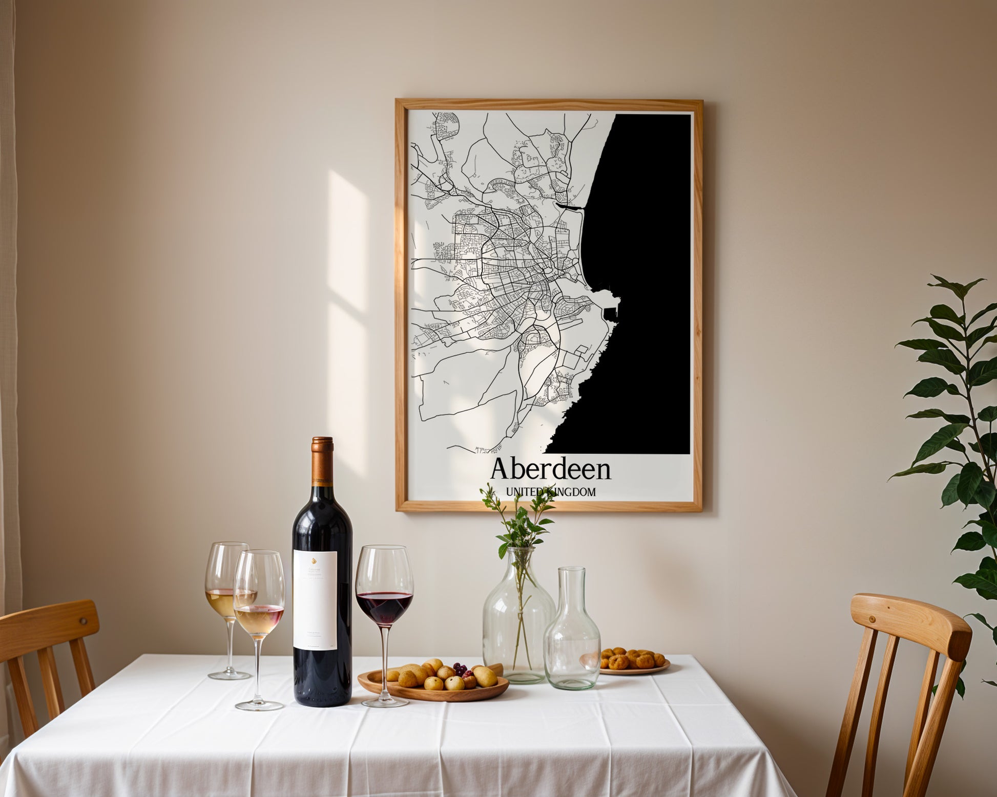 Aberdeen United Kingdom City Map Poster - GroovyGrove