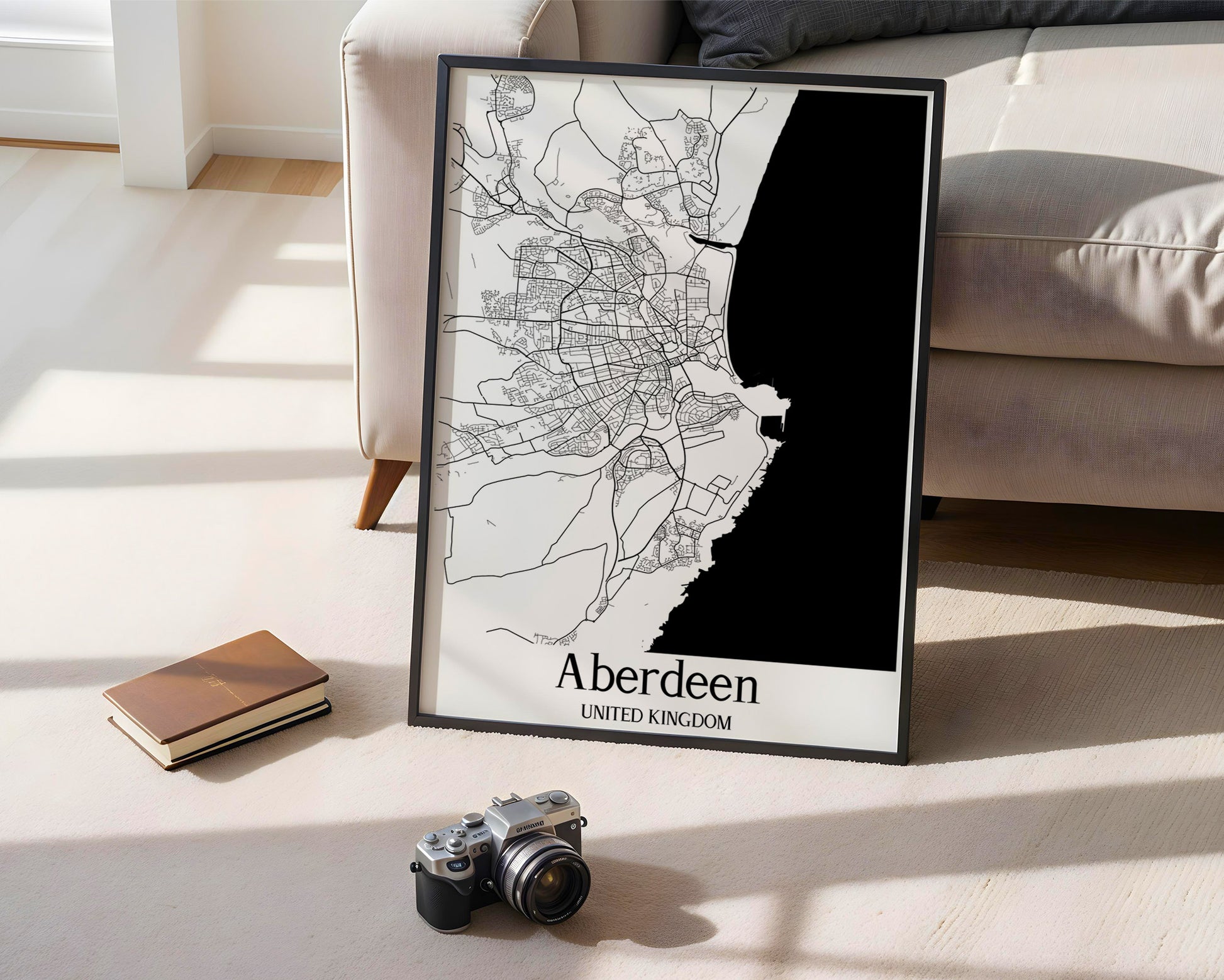 Aberdeen United Kingdom City Map Poster - GroovyGrove