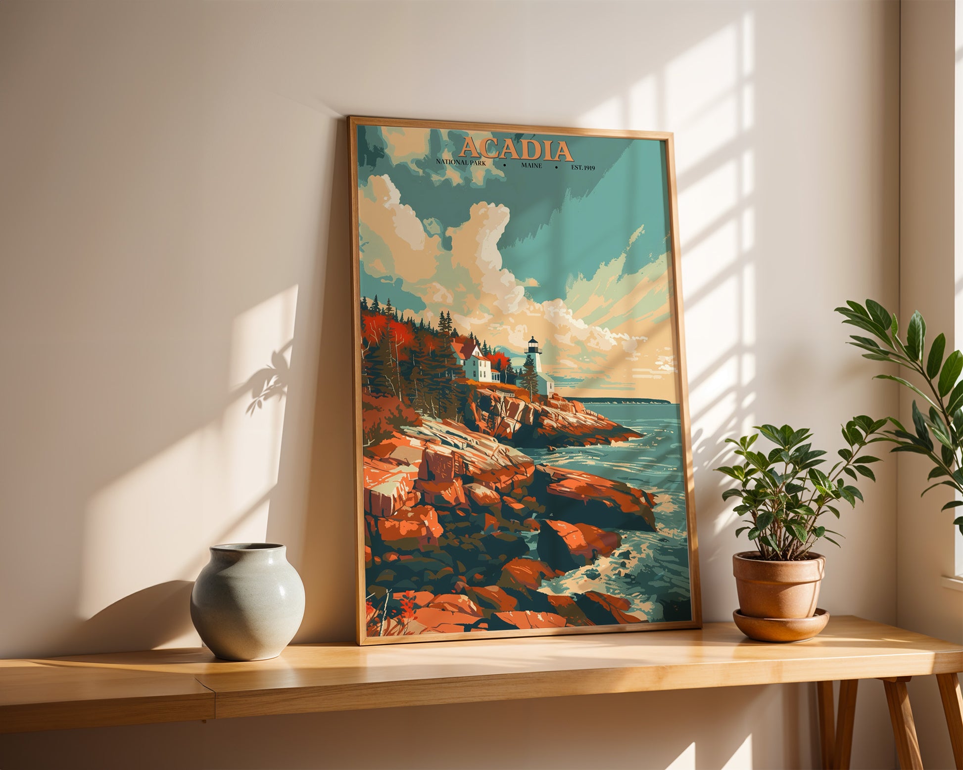 Acadia National Park Vintage Poster - GroovyGrove