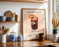 Americano Vintage Cocktail Poster - GroovyGrove