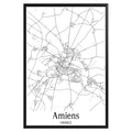 Amiens France City Map Poster - GroovyGrove