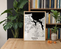 Amora Portugal City Map Poster - GroovyGrove