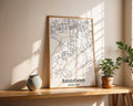 Amstelveen Netherlands City Map Poster - GroovyGrove