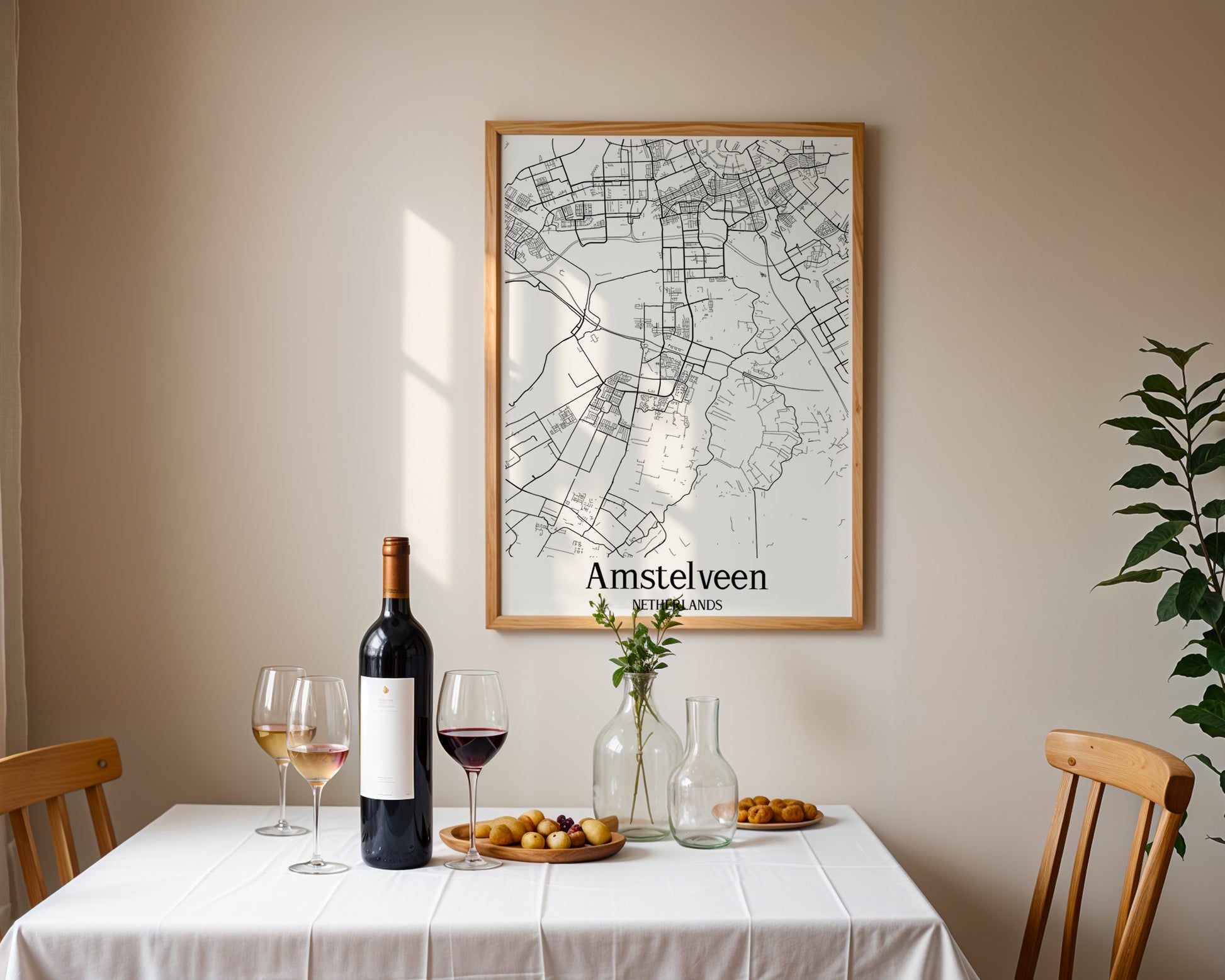 Amstelveen Netherlands City Map Poster - GroovyGrove