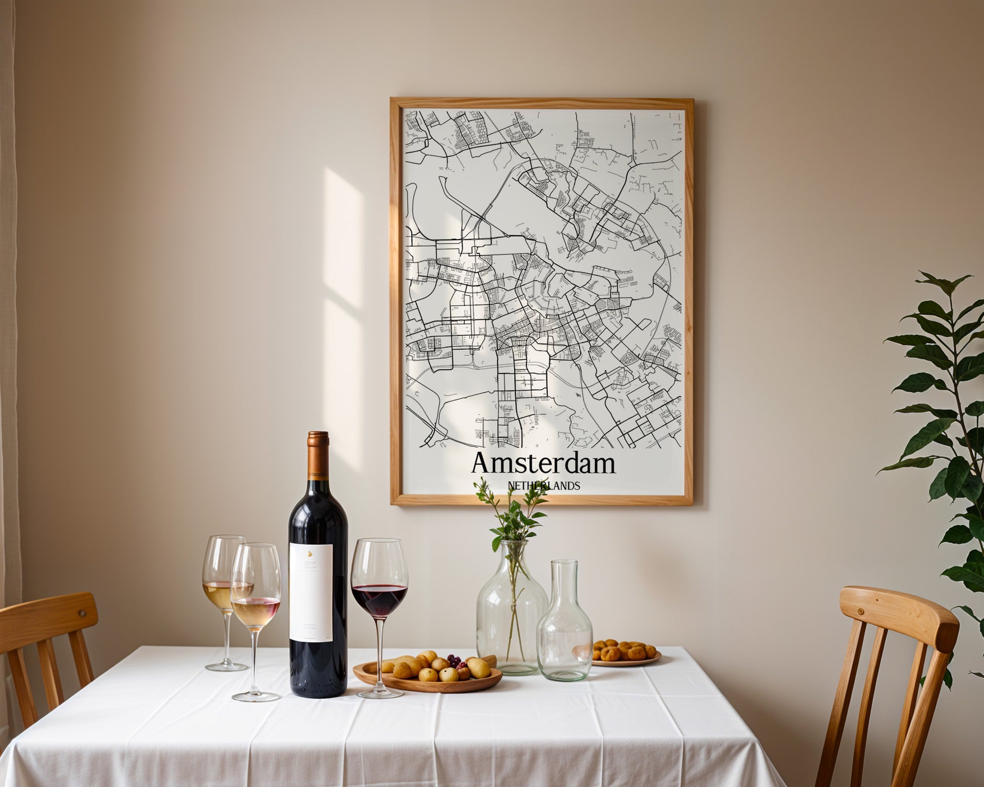 Amsterdam Netherlands City Map Poster - GroovyGrove