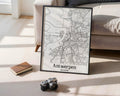 Antwerpen Belgium City Map Poster - GroovyGrove