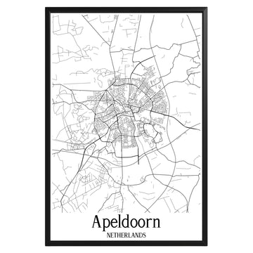 Apeldoorn Netherlands City Map Poster - GroovyGrove