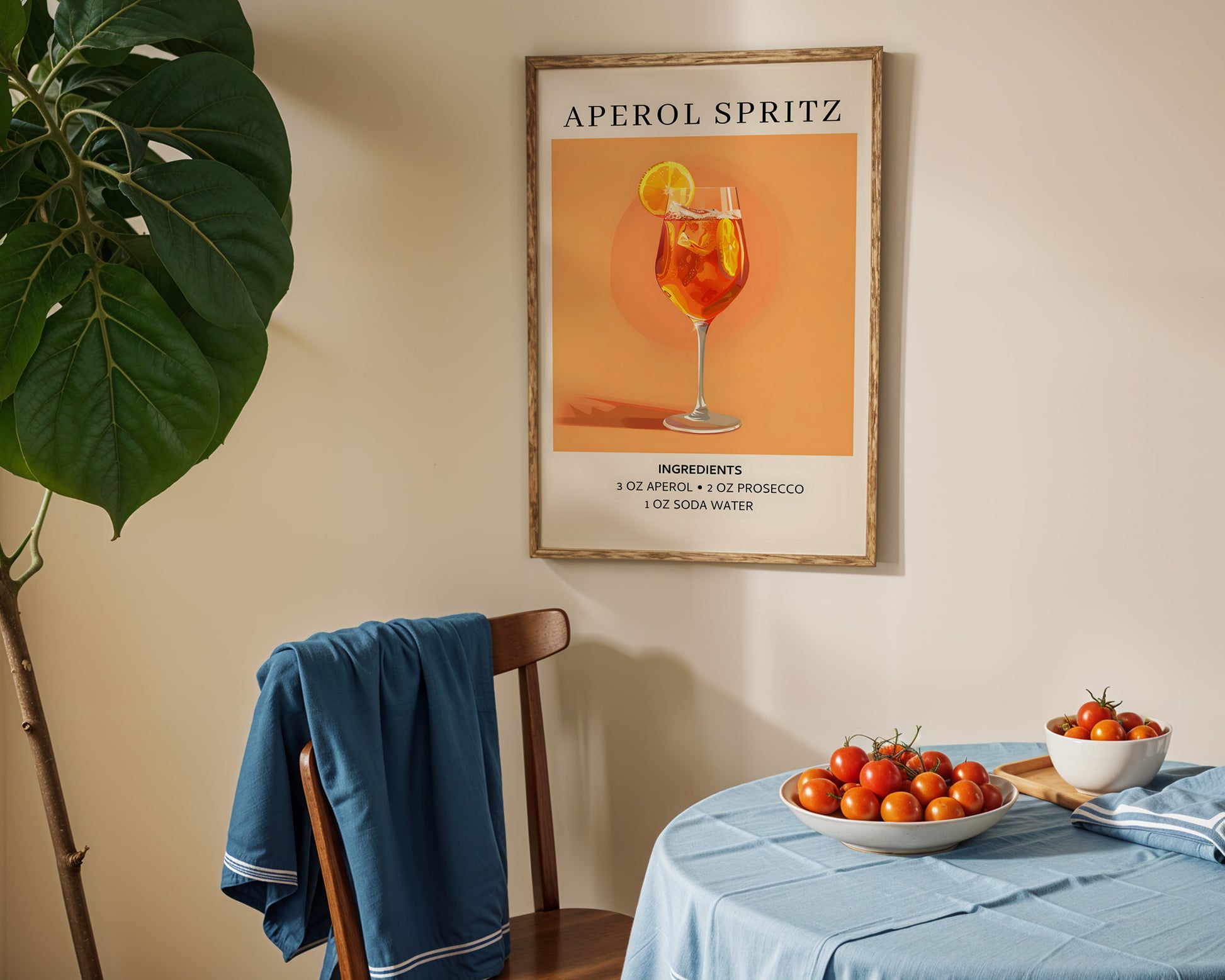 Aperol Spritz Vintage Cocktail Poster - GroovyGrove