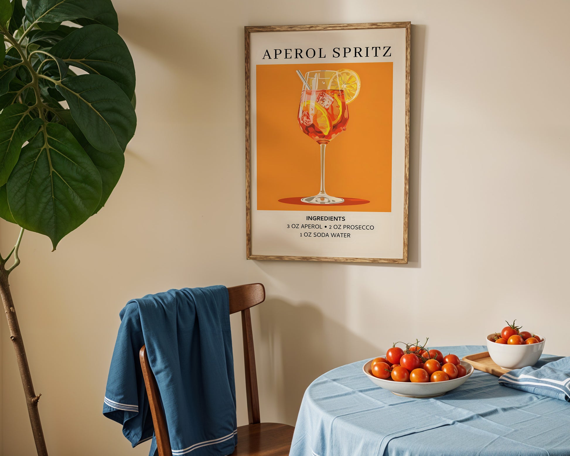 Aperol Spritz Vintage Cocktail Poster - GroovyGrove