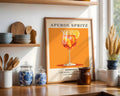 Aperol Spritz Vintage Cocktail Poster - GroovyGrove