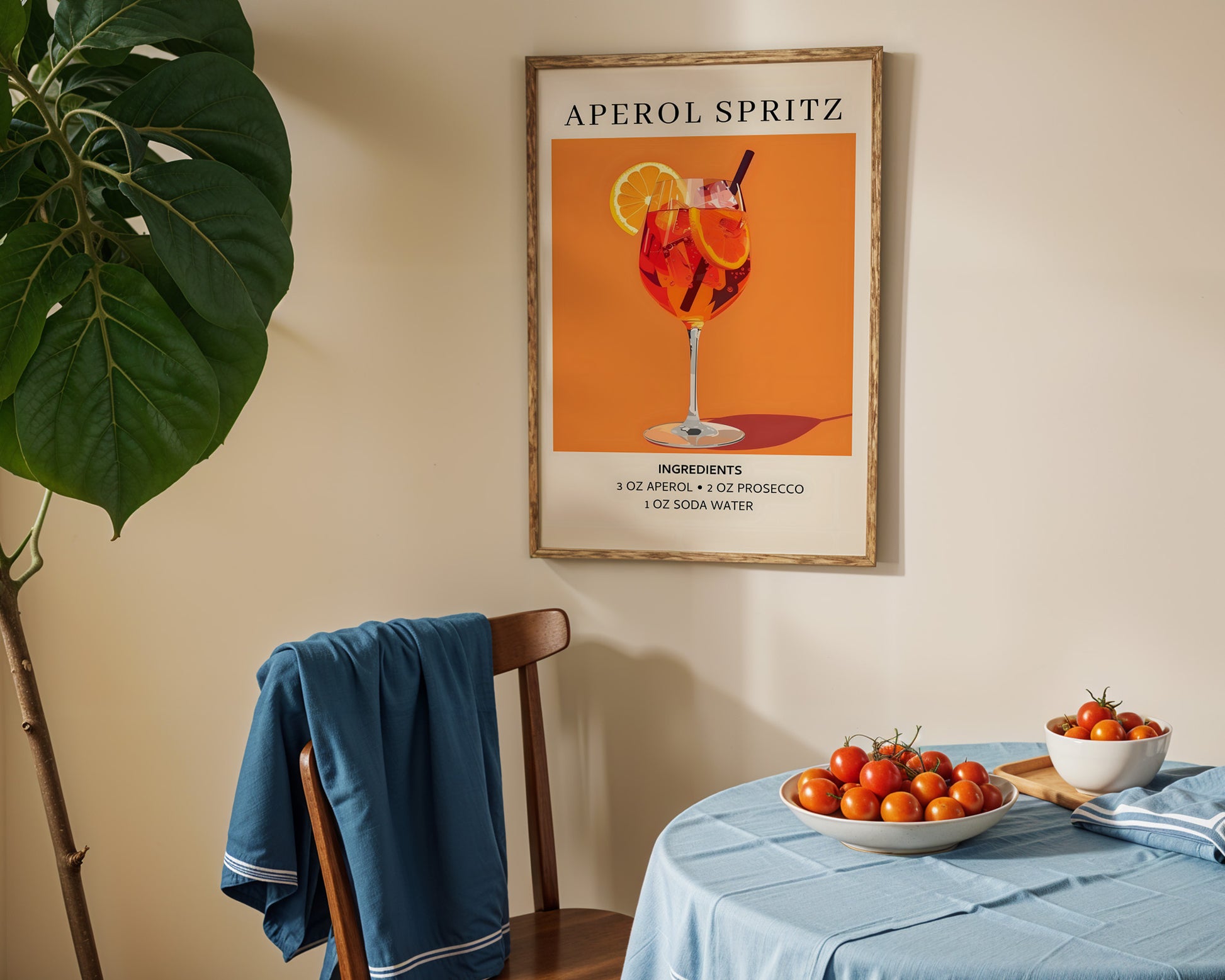 Aperol Spritz Vintage Cocktail Poster - GroovyGrove