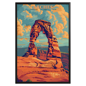 Arches National Park Vintage Poster - GroovyGrove