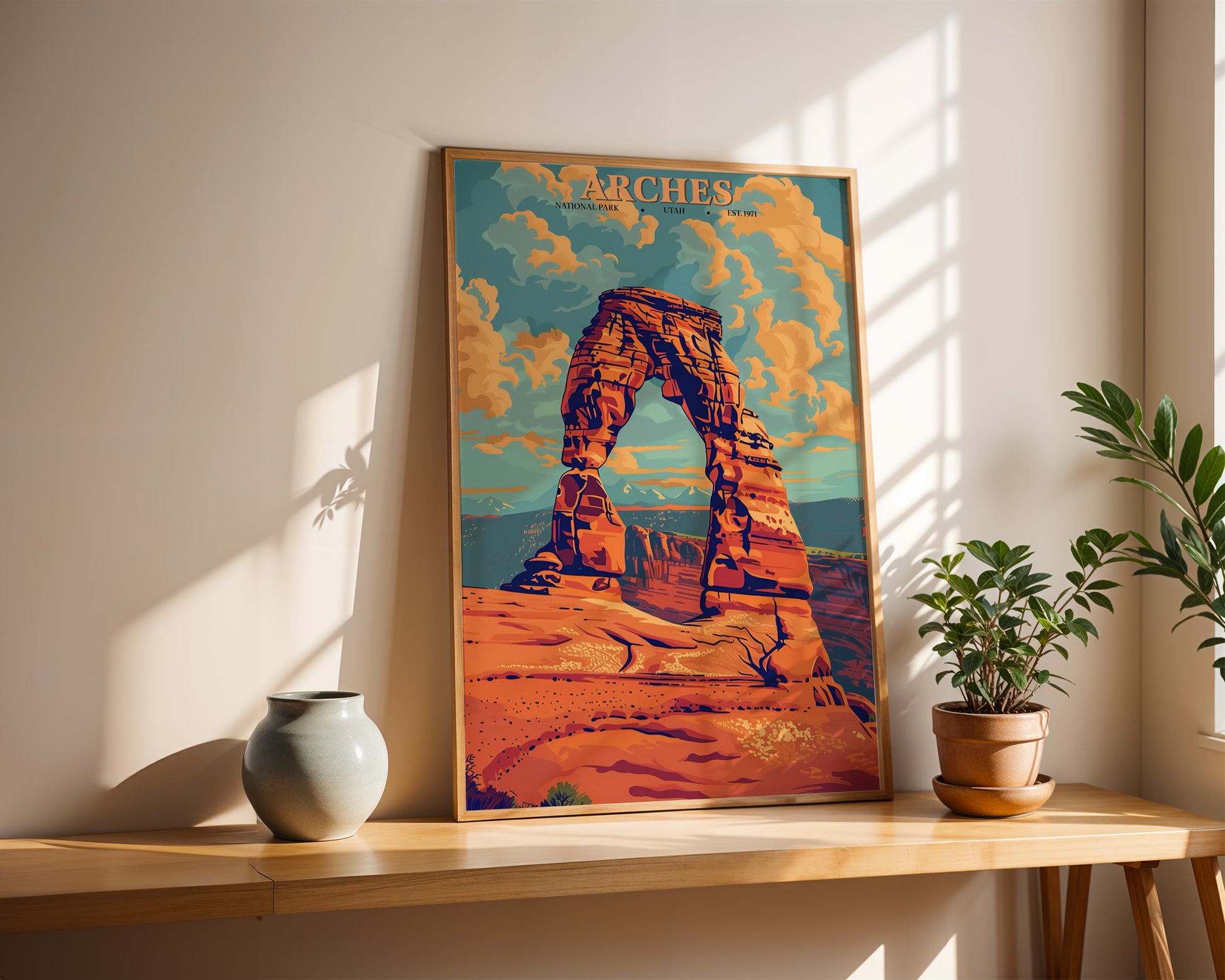 Arches National Park Vintage Poster - GroovyGrove