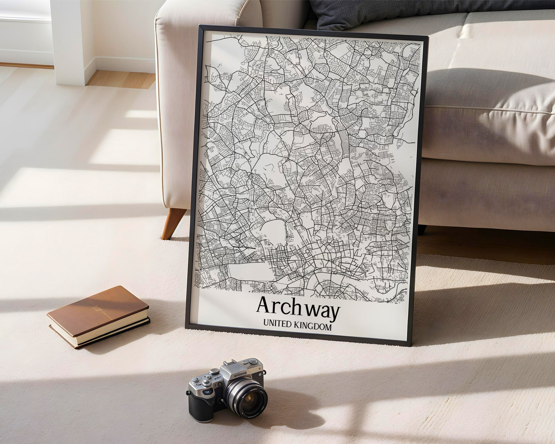 Archway United Kingdom City Map Poster - GroovyGrove