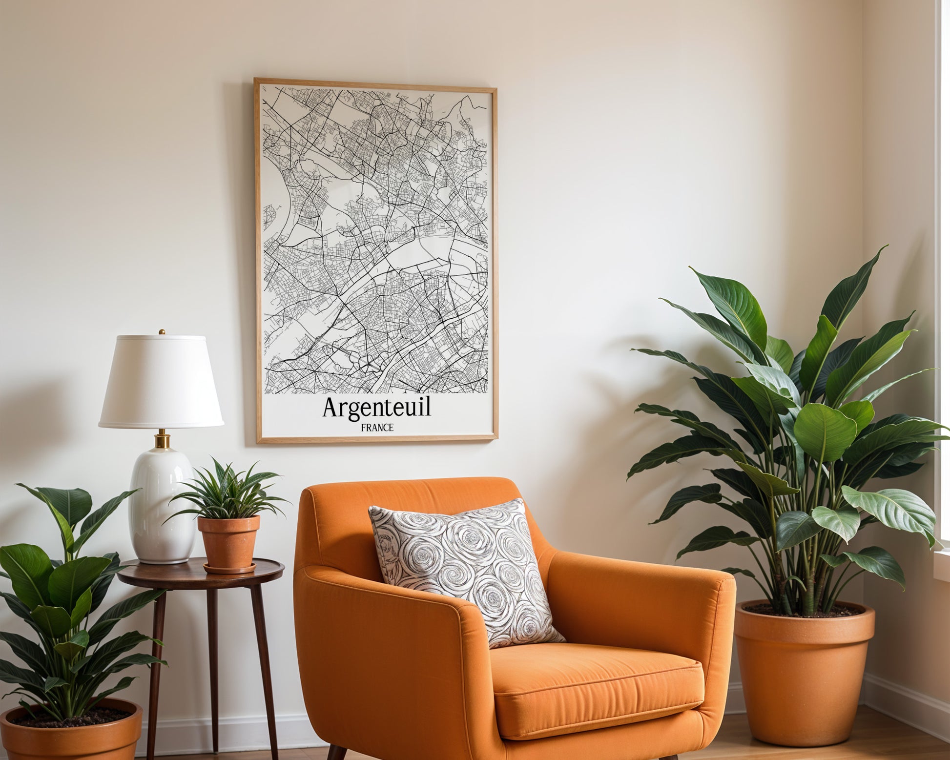 Argenteuil France City Map Poster - GroovyGrove