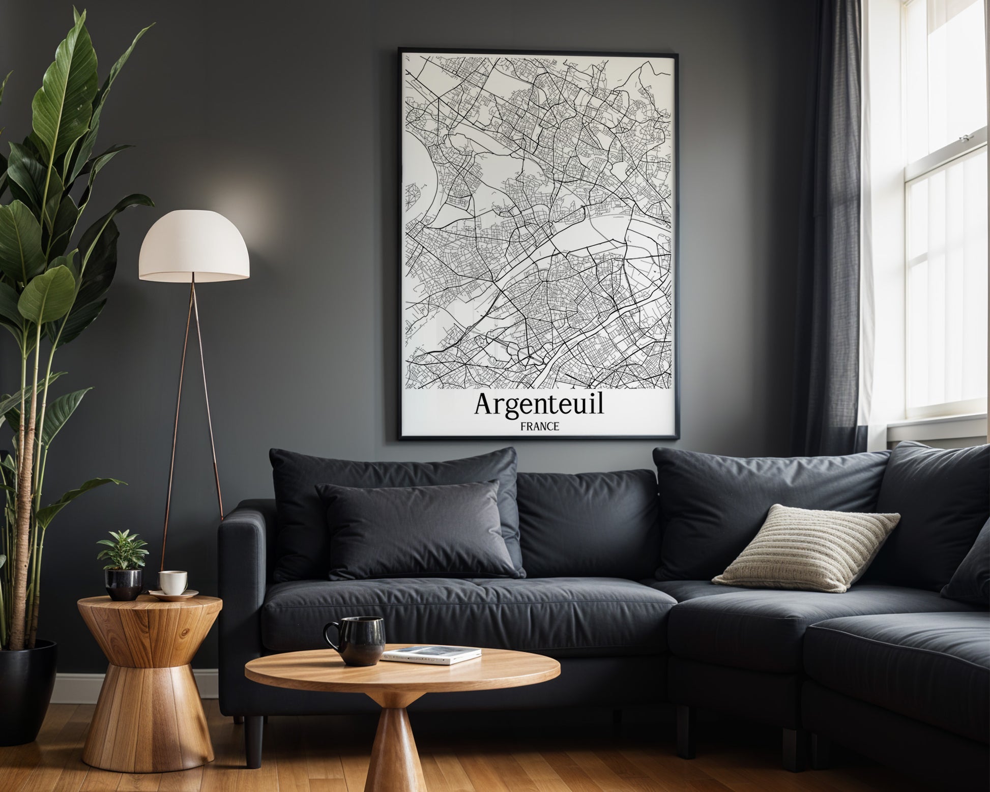 Argenteuil France City Map Poster - GroovyGrove