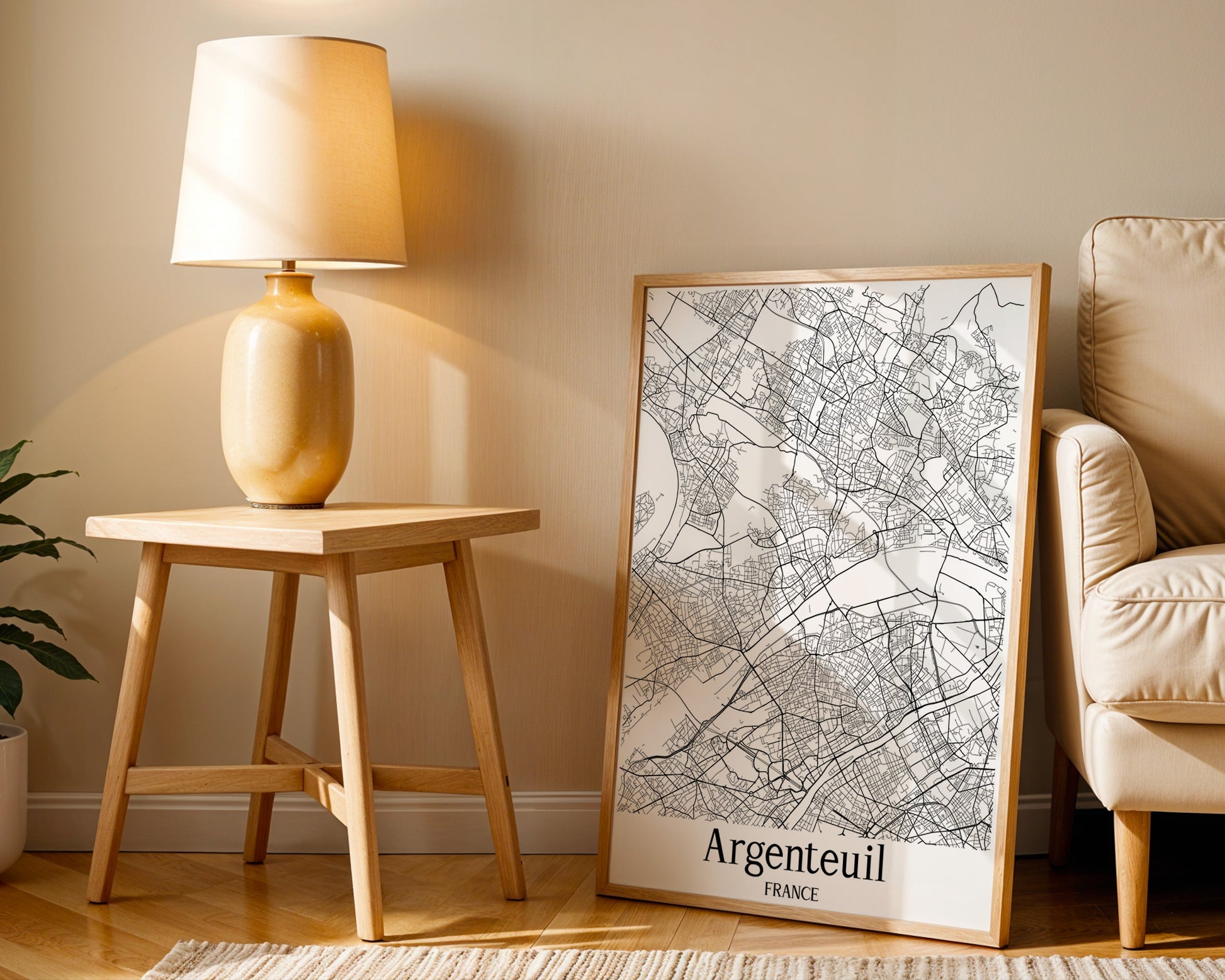 Argenteuil France City Map Poster - GroovyGrove