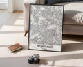 Argenteuil France City Map Poster - GroovyGrove