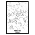 Arnhem Netherlands City Map Poster - GroovyGrove