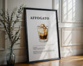 Affogato Coffee Recipe Poster - GroovyGrove