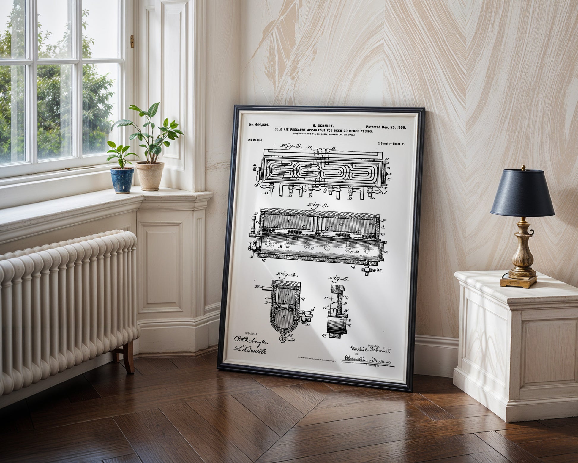 Air Pressure For Brewing Beer 1900 Patent Poster - GroovyGrove