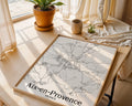 Aix-en-Provence France City Map Poster - GroovyGrove