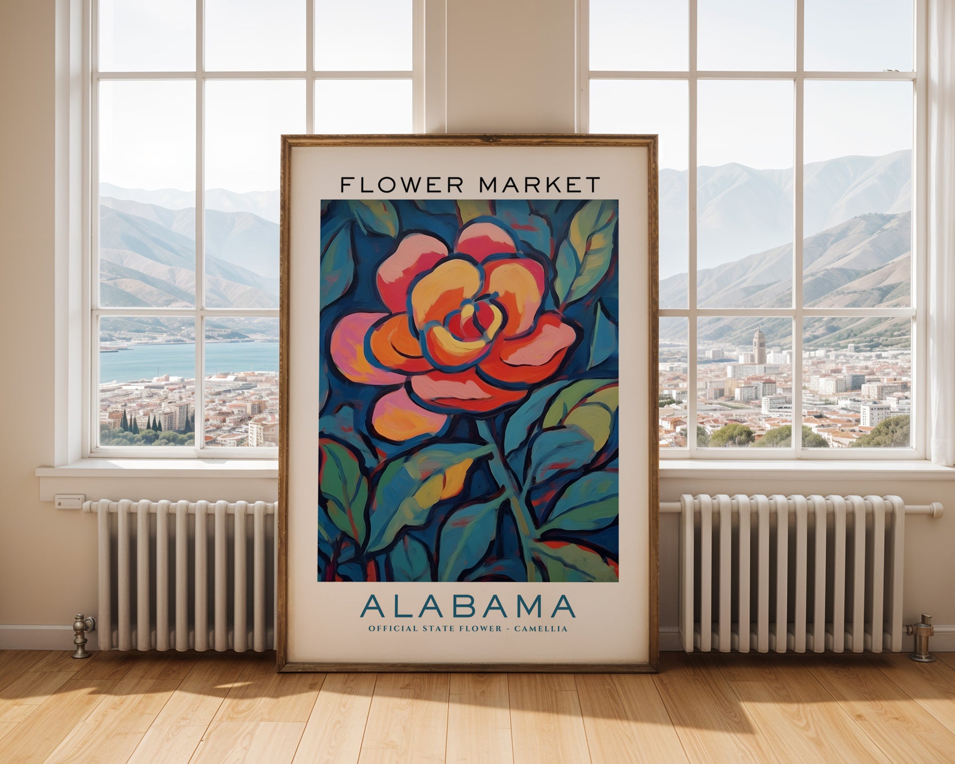 Alabama State Flower Market Poster - GroovyGrove