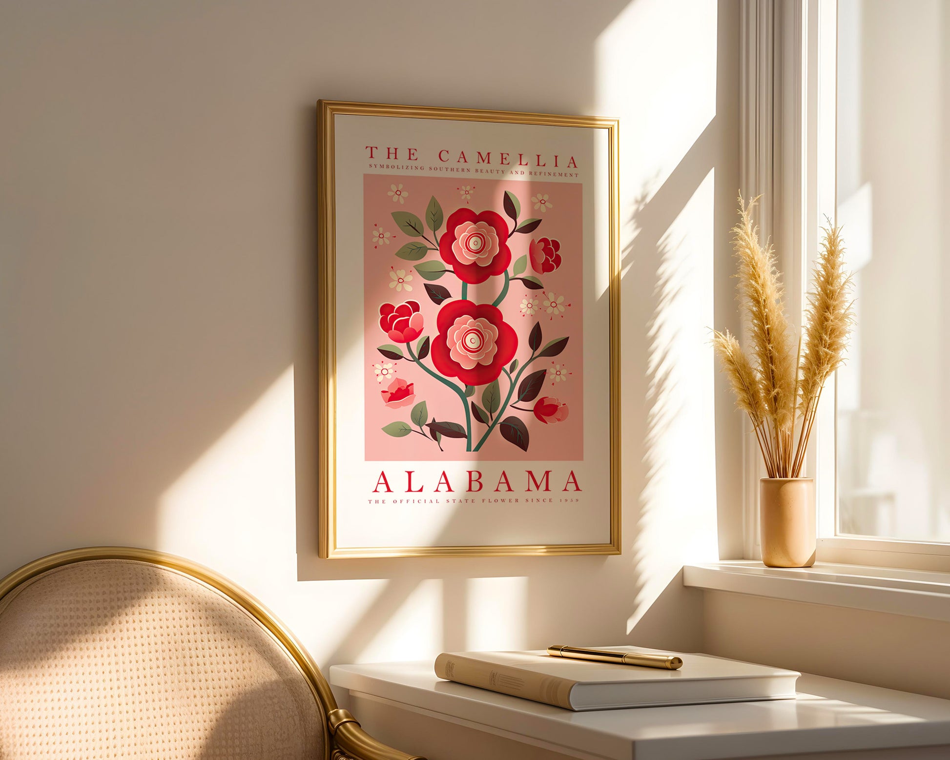 Alabama State Flower Poster - GroovyGrove