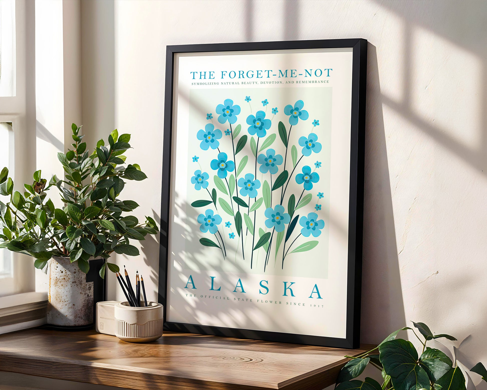 Alaska State Flower Poster - GroovyGrove