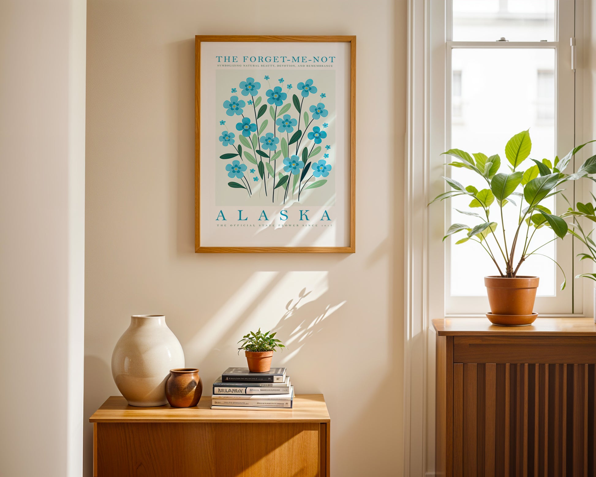 Alaska State Flower Poster - GroovyGrove