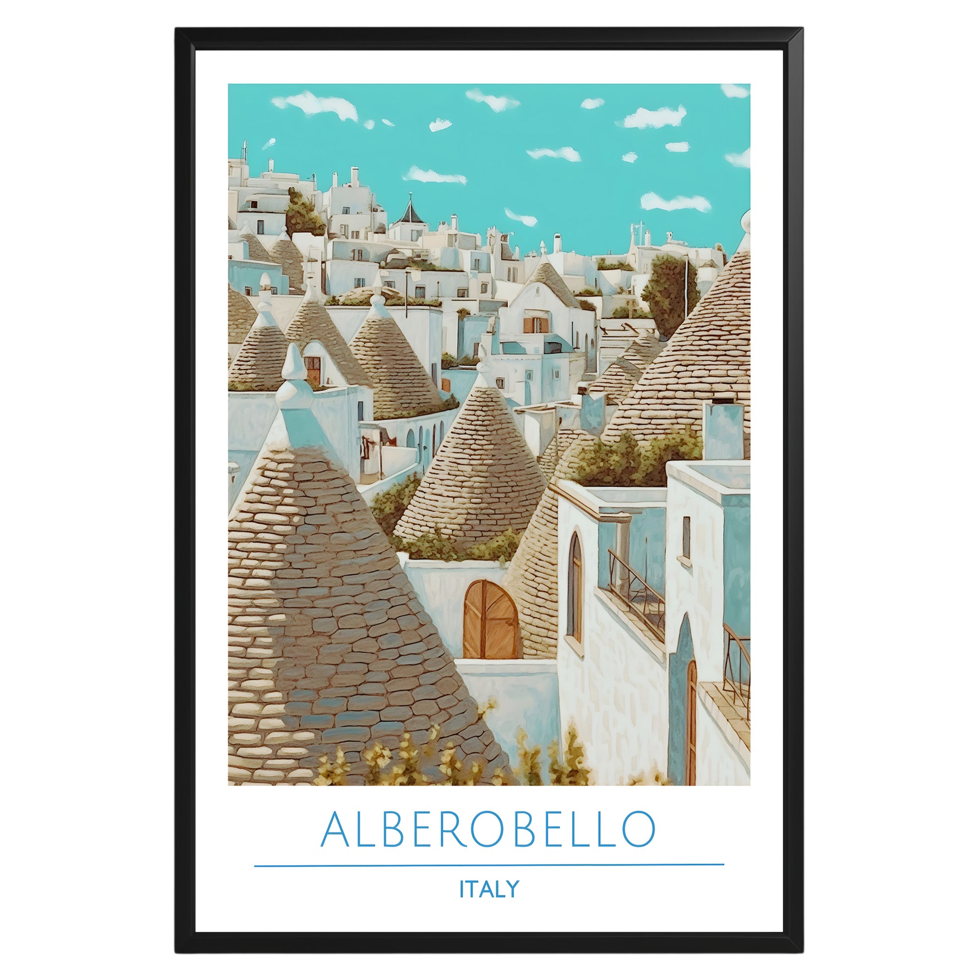 Alberobello Italy Poster - GroovyGrove