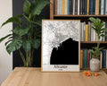 Alicante Spain City Map Poster - GroovyGrove