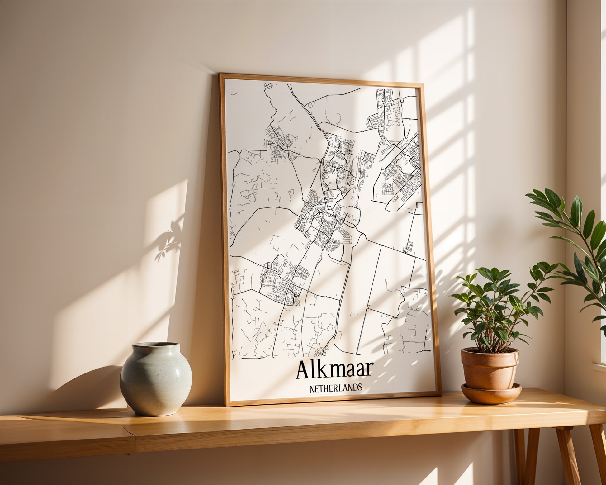 Alkmaar Netherlands City Map Poster - GroovyGrove