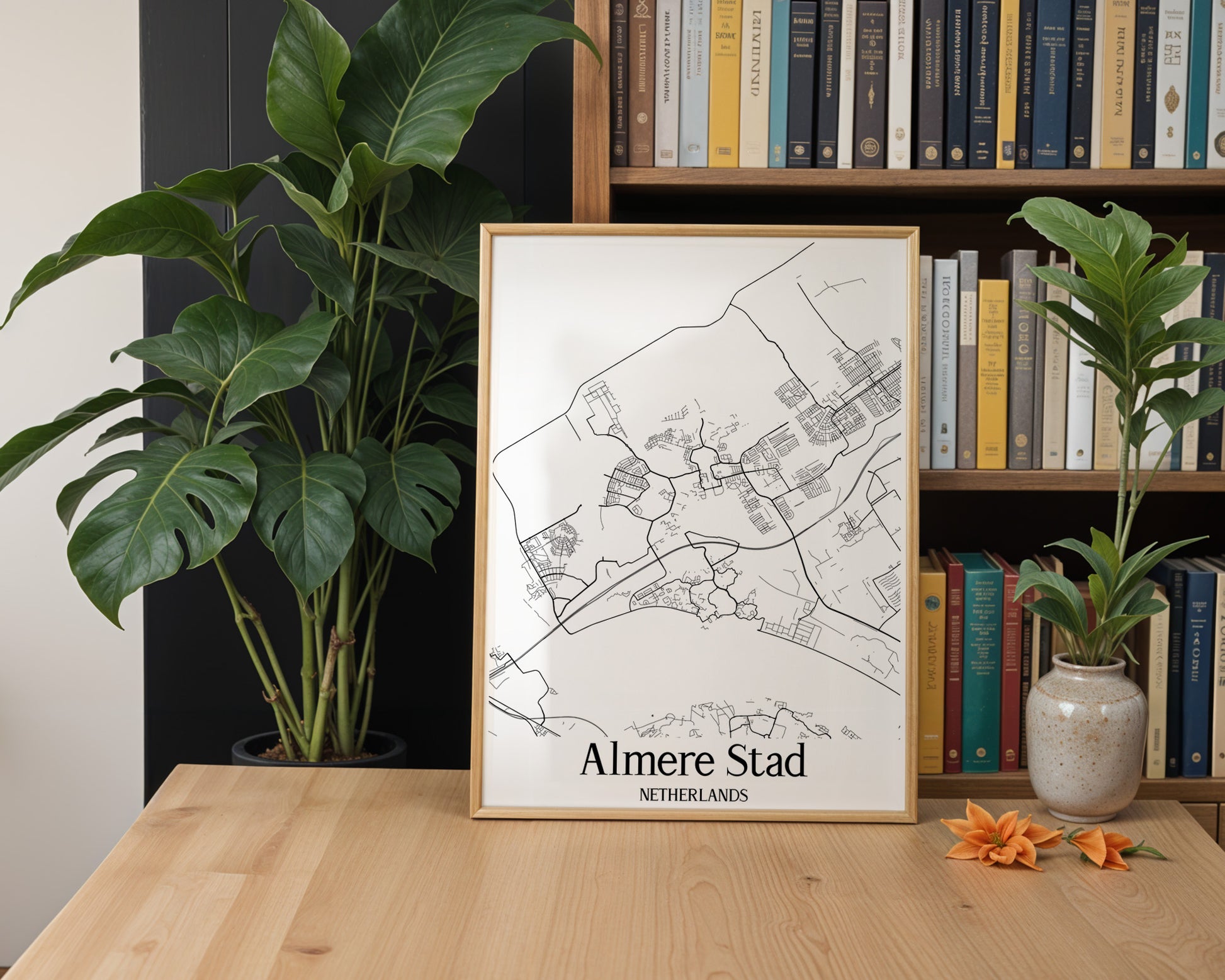 Almere Netherlands City Map Poster - GroovyGrove