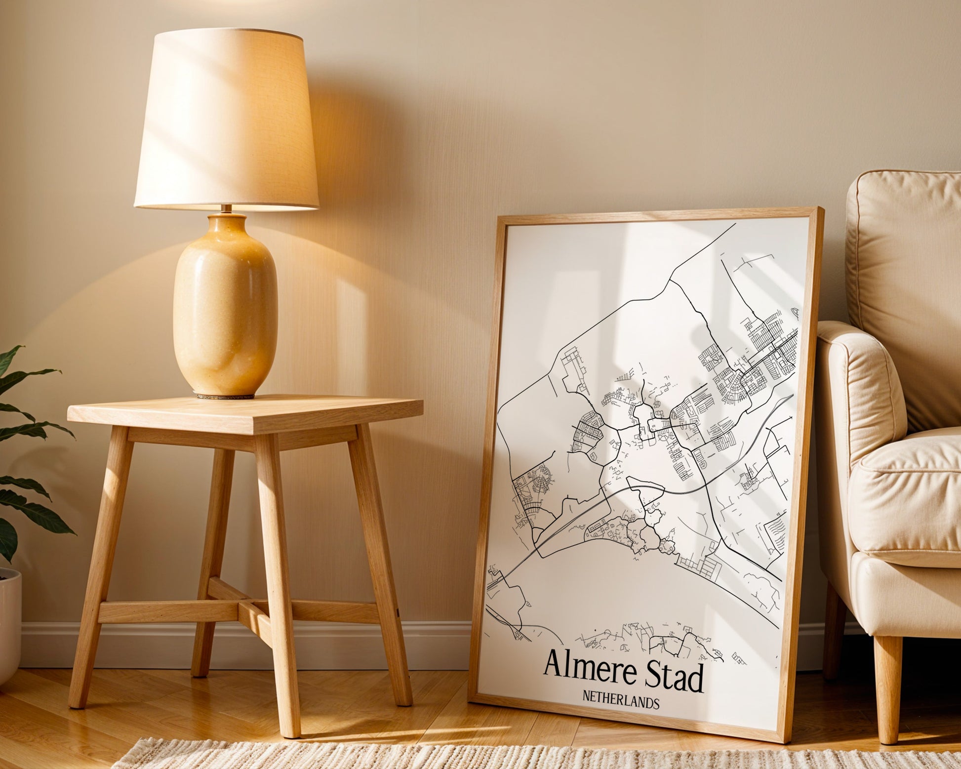 Almere Netherlands City Map Poster - GroovyGrove