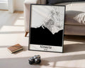 Almeria Spain City Map Poster - GroovyGrove