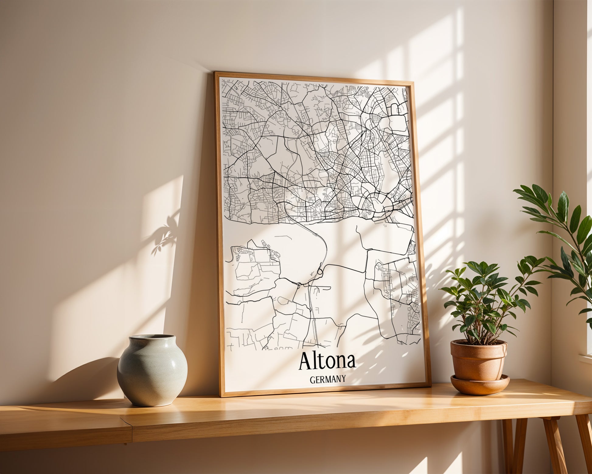 Altona Germany City Map Poster - GroovyGrove