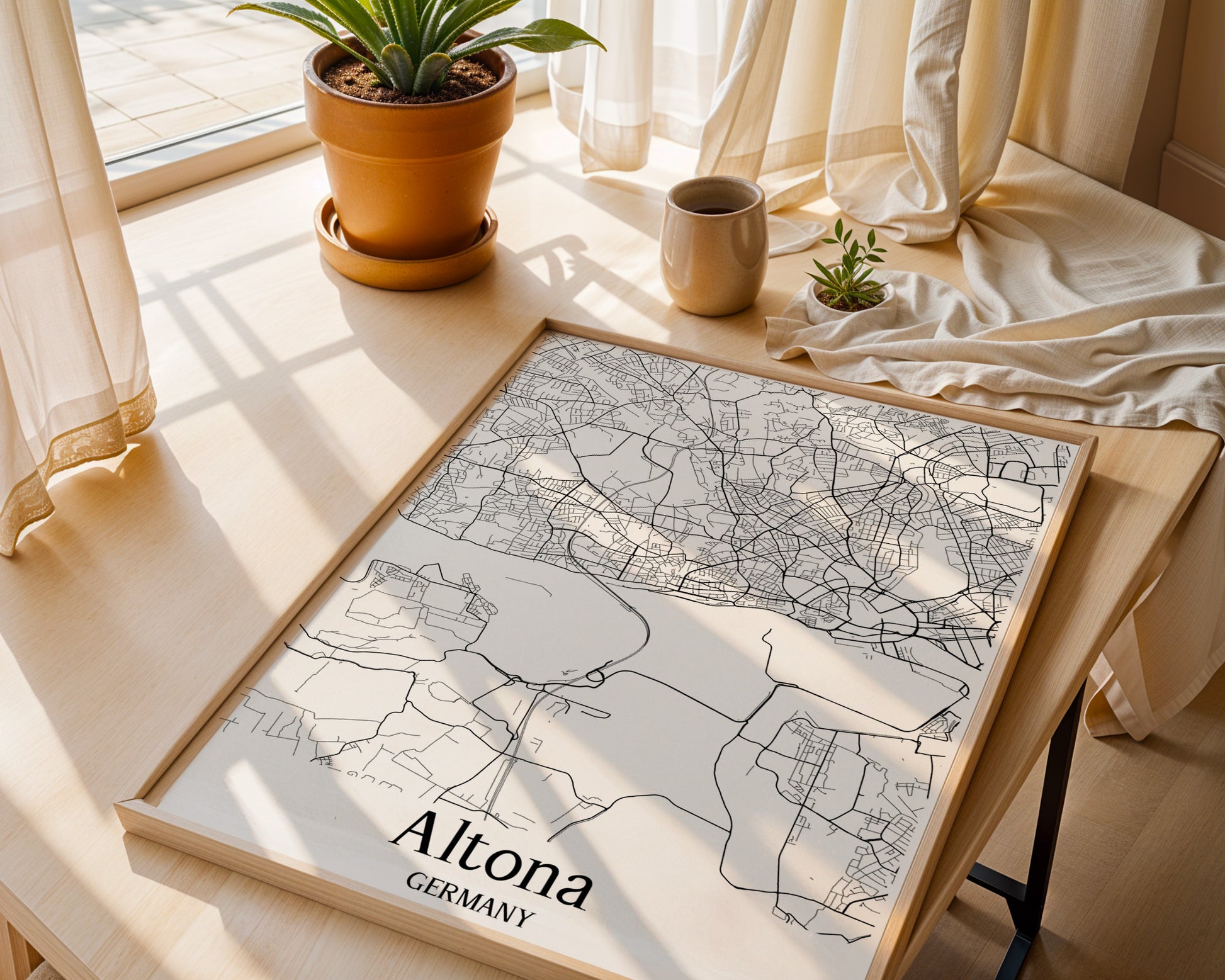 Altona Germany City Map Poster - GroovyGrove