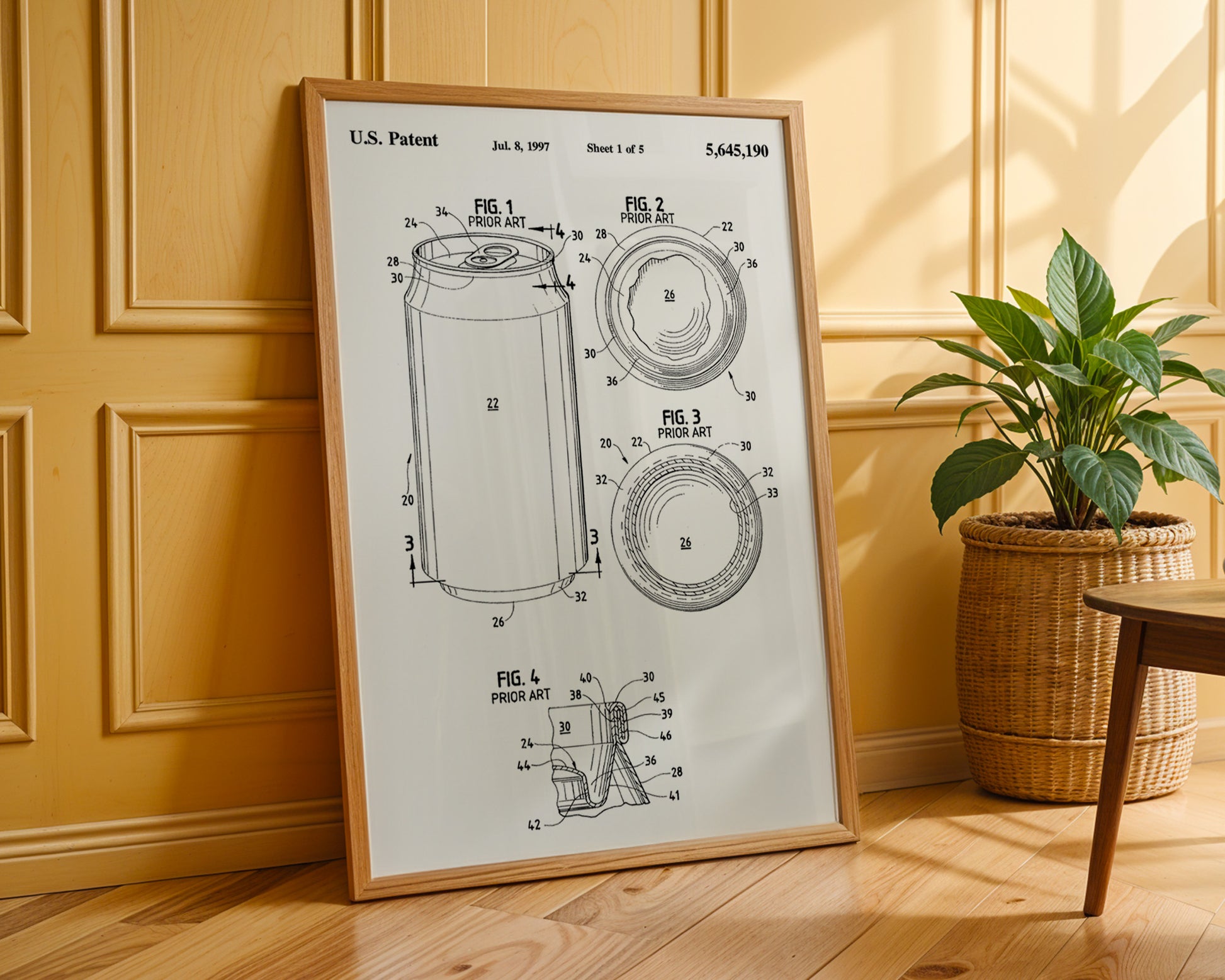 Aluminum Beer Can 1997 Patent Poster - GroovyGrove