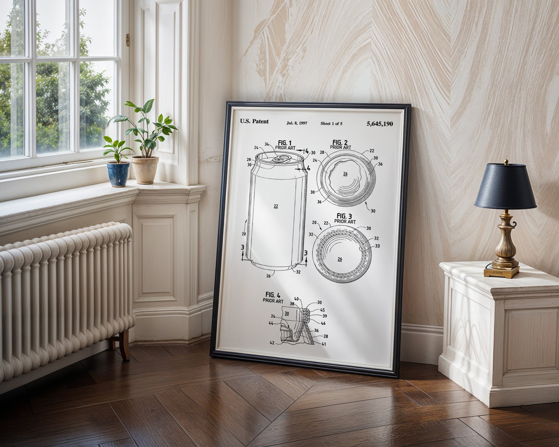 Aluminum Beer Can 1997 Patent Poster - GroovyGrove