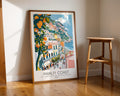 Amalfi Coast Italy Travel Poster - GroovyGrove