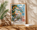 Amalfi Coast Italy Travel Poster - GroovyGrove