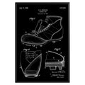 American Football Shoe 1928 Patent Poster - GroovyGrove