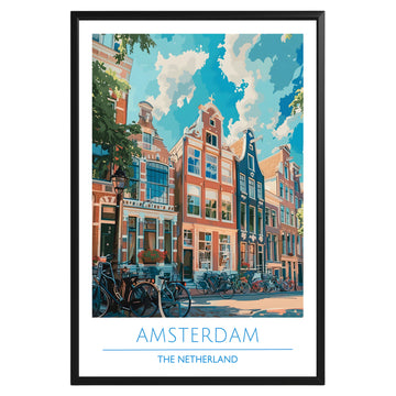 Amsterdam Netherlands Poster - GroovyGrove