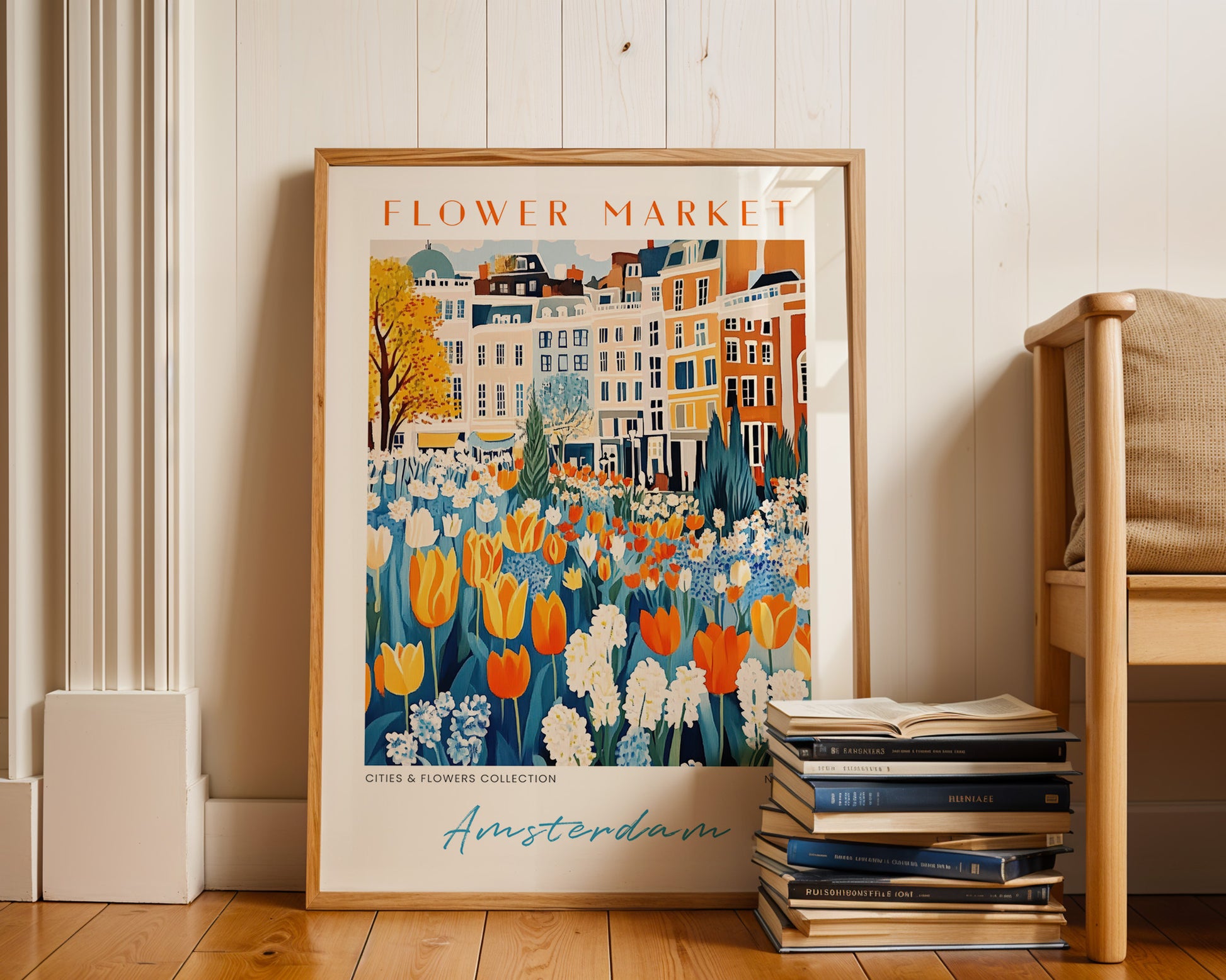 Amsterdam Netherlands Flower Market Poster - GroovyGrove