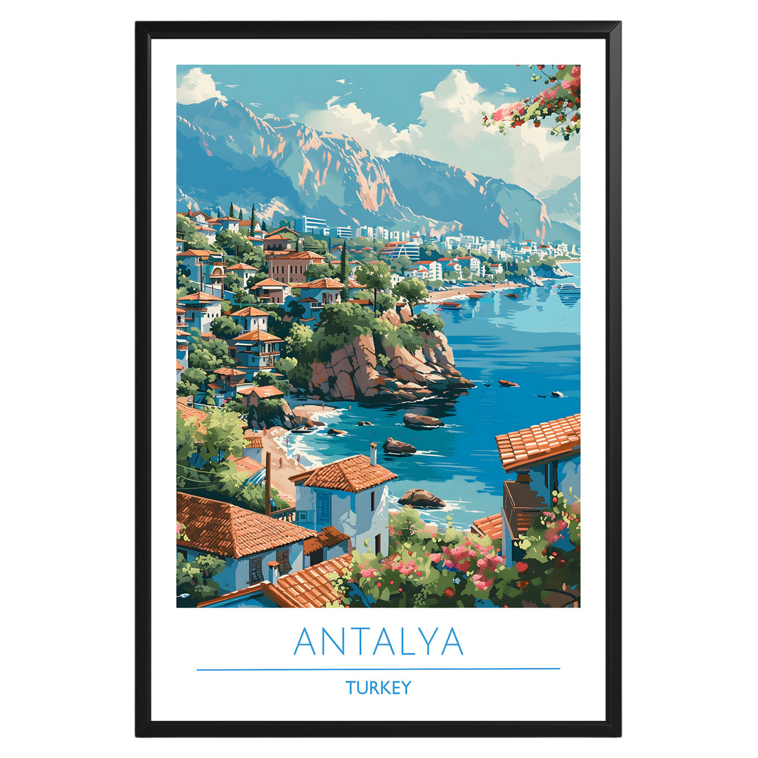 Antalya Turkey Poster - GroovyGrove