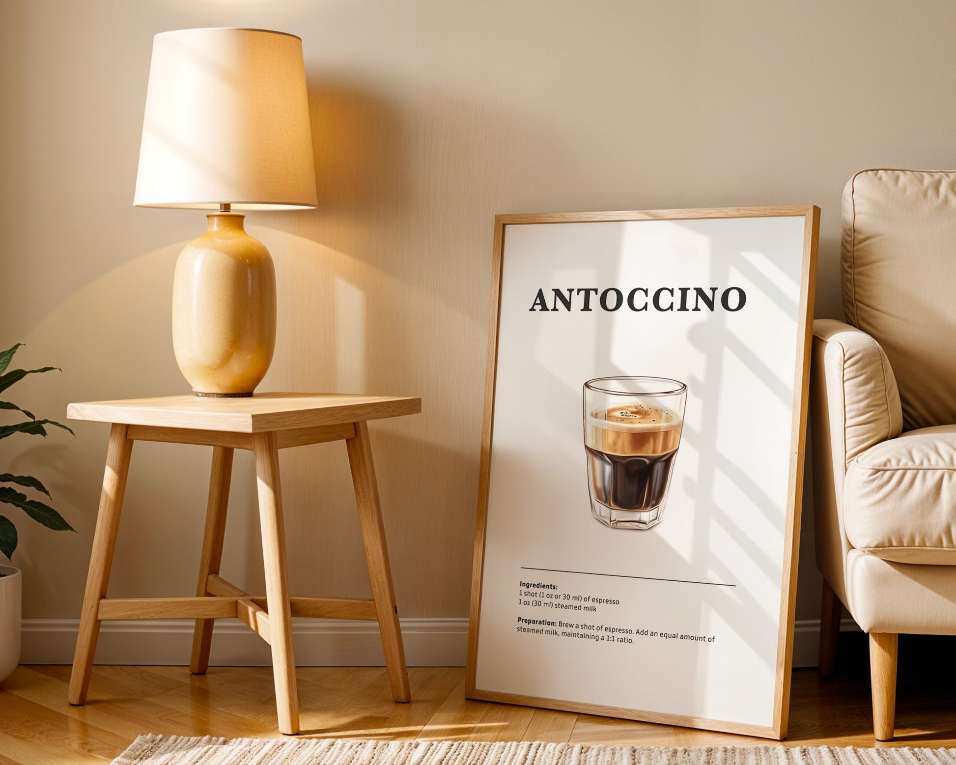 Antoccino Coffee Recipe Poster - GroovyGrove