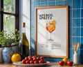 Aperol Spritz Cocktail Recipe Poster - GroovyGrove