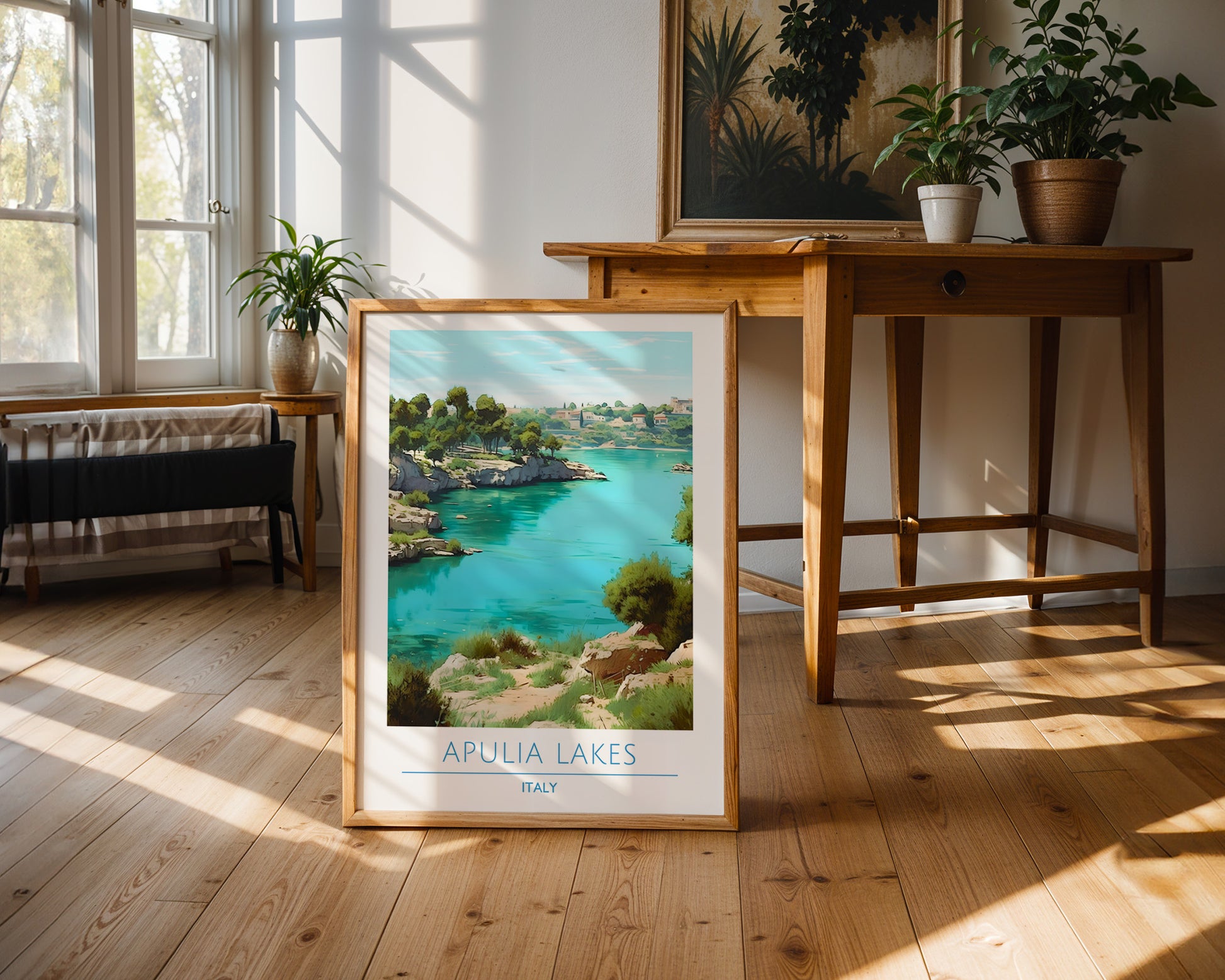 Apulia Lakes Italy Poster - GroovyGrove