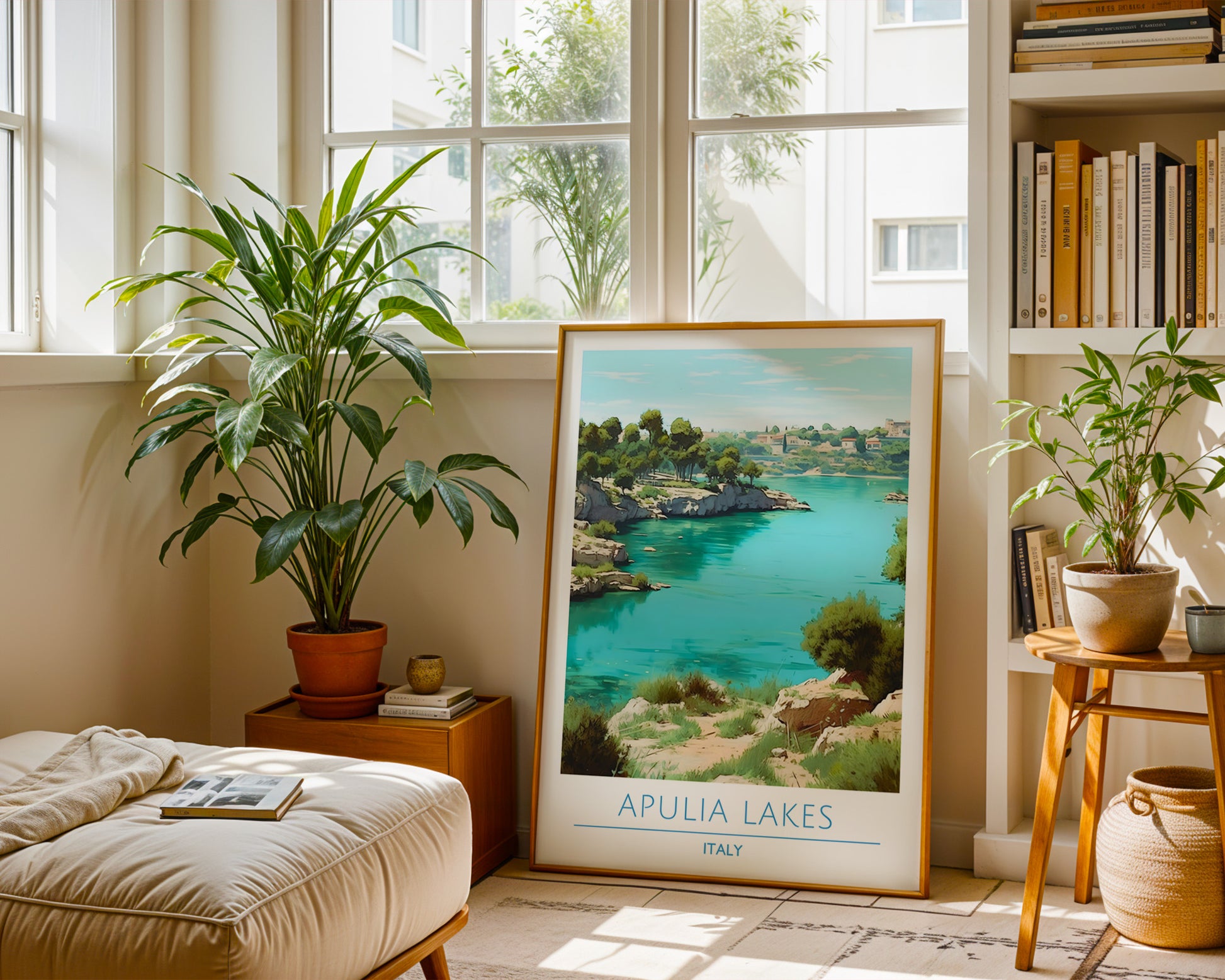 Apulia Lakes Italy Poster - GroovyGrove